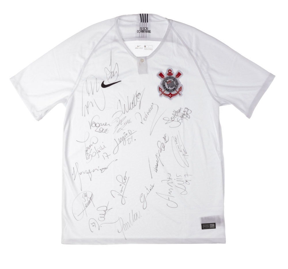 Camisa Corinthians 2018 19 Autografada Elenco Hall Da Fama