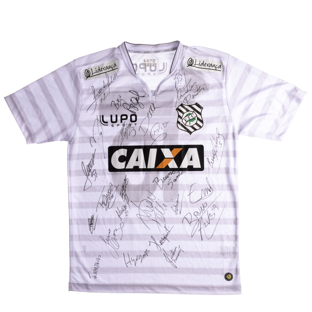 Camisa Figueirense 2015 autografada elenco