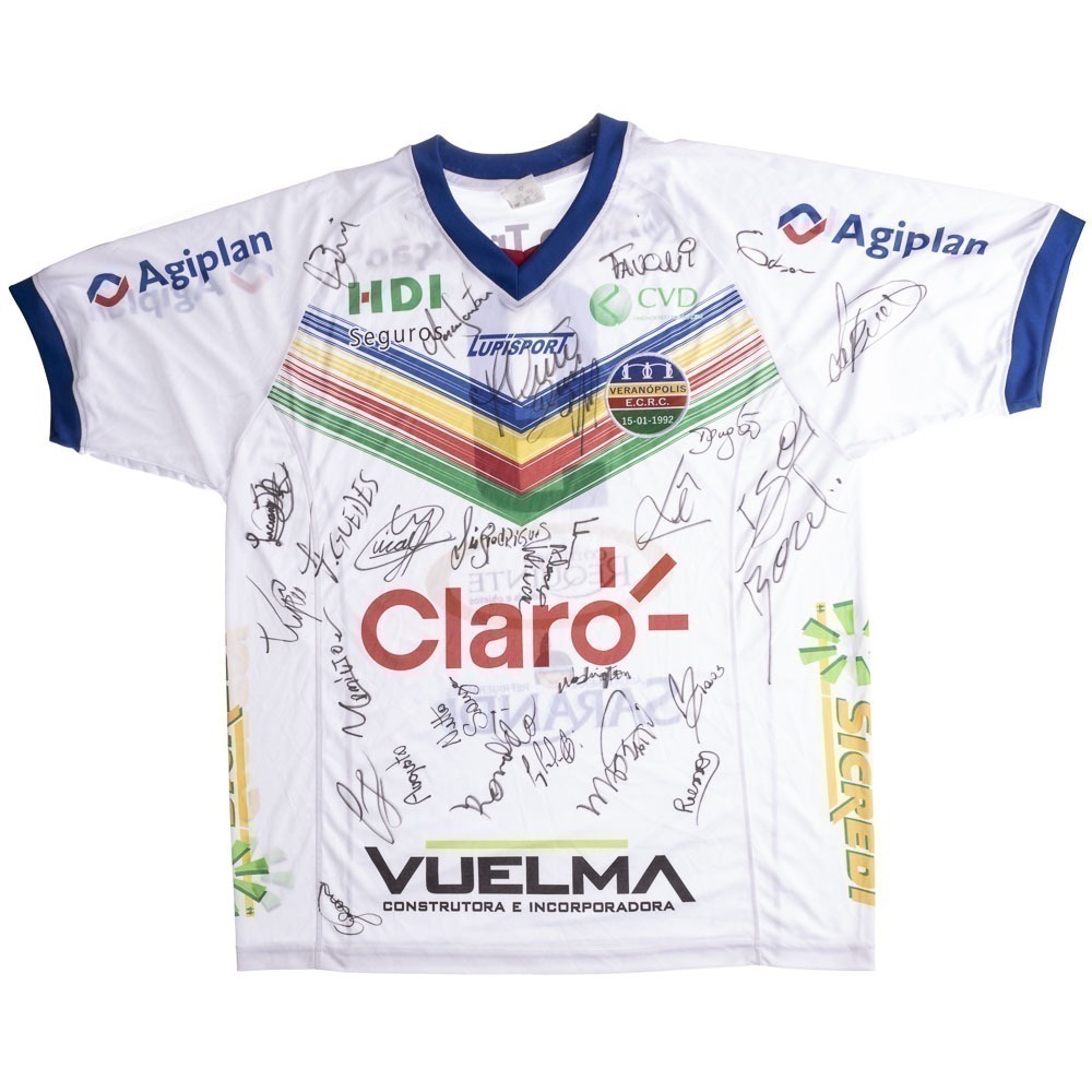 Camisa Veranópolis (RS) 2016 autografada elenco
