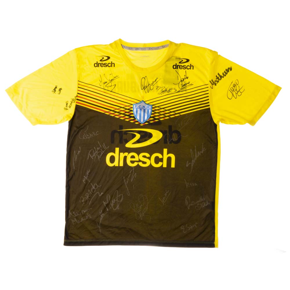 Camisa treino Novo Hamburgo ( RS) autografado elenco