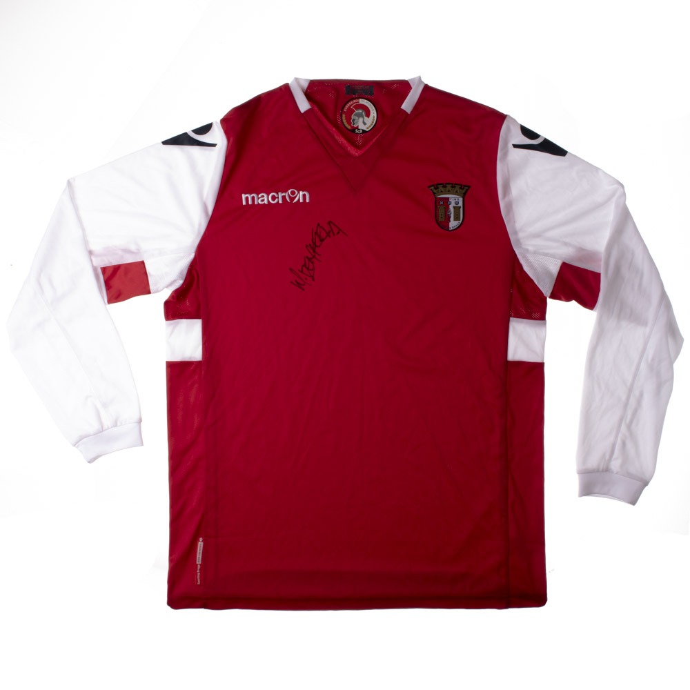Camisa Braga manga longa autografada Renteria