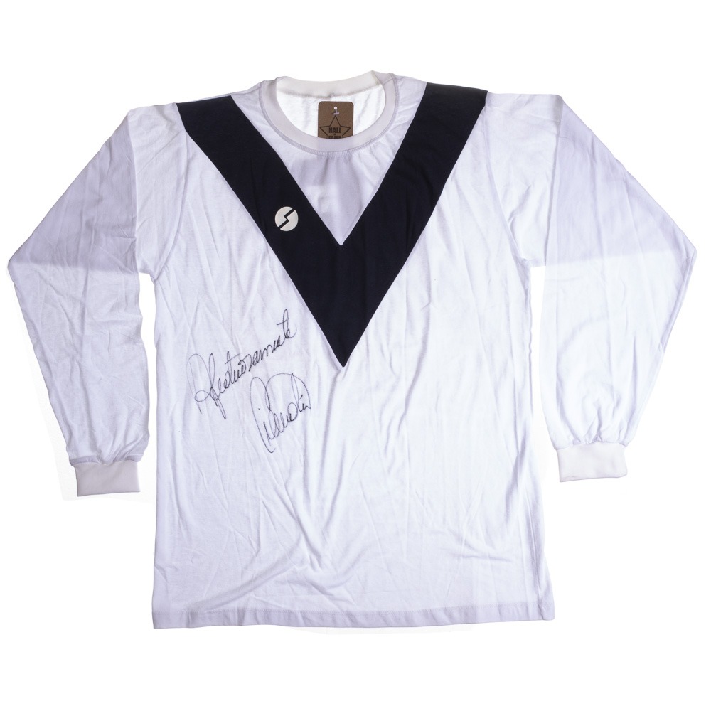 Camisa Retrô Velez Sársfield autograda Carlos Bianchi