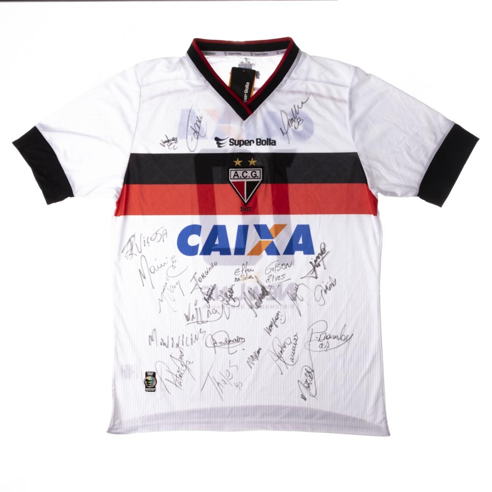 Camisa Atlético (Goias) autografada elenco