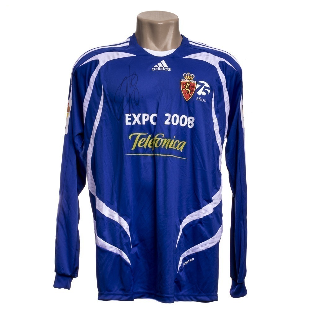 Camisa Puma Real Zaragoza 2006 autografada D´Alessandro