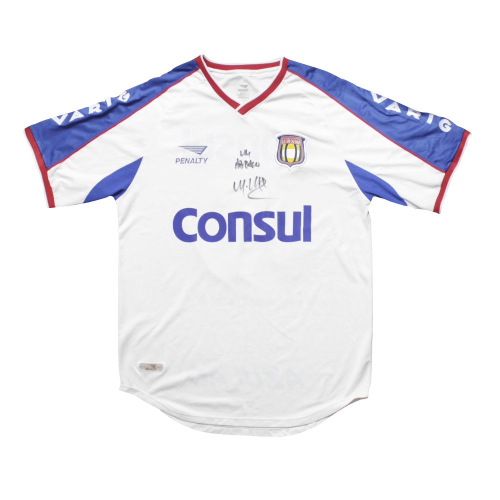 Camisa São Caetano autografada Muller