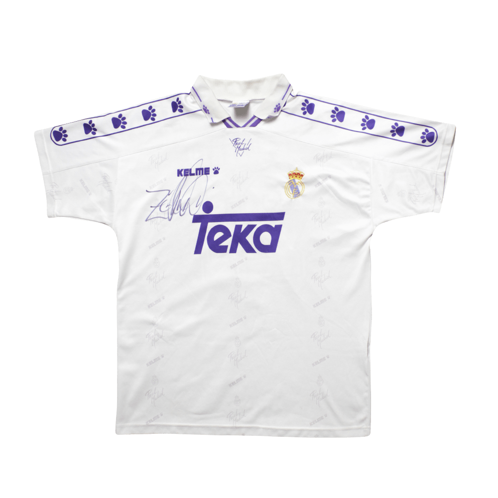 Camisa Real Madrid autografada Zé Roberto