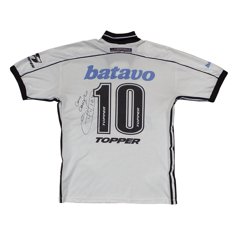 Camisa Corinthians autografada pelo Edilson