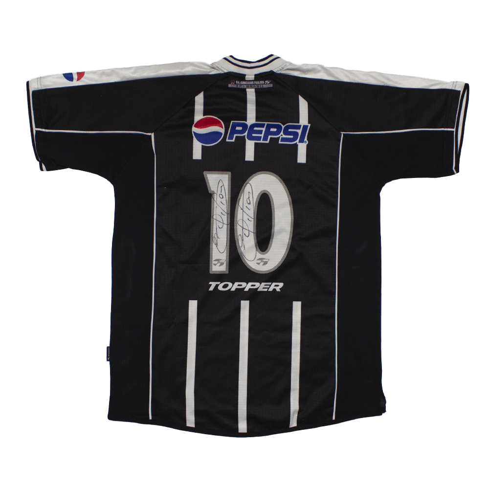 Camisa Corinthians autografada pelo Edilson