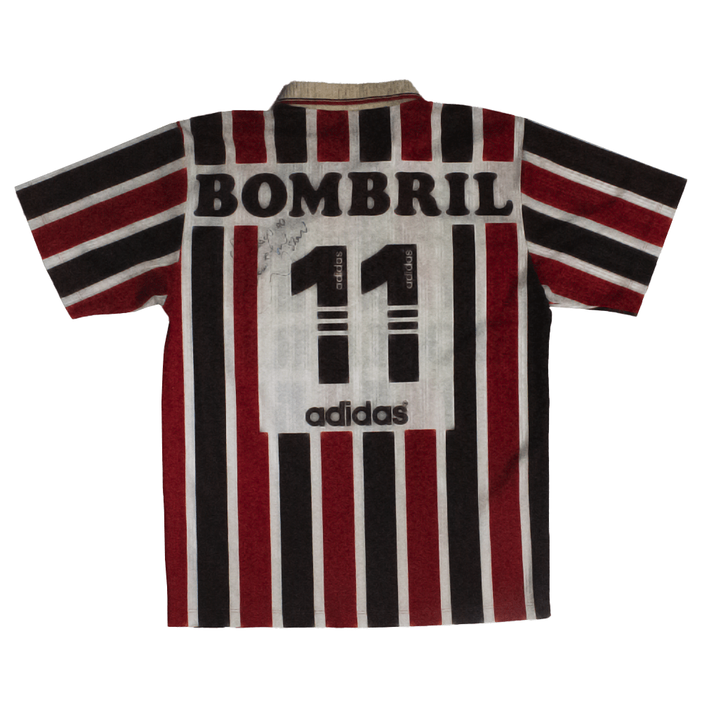 Camisa São Paulo autografada pelo Denílson
