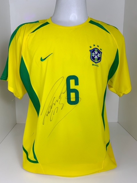 Camisa Brasil Nike 2002 Roberto Carlos - Hall da Fama