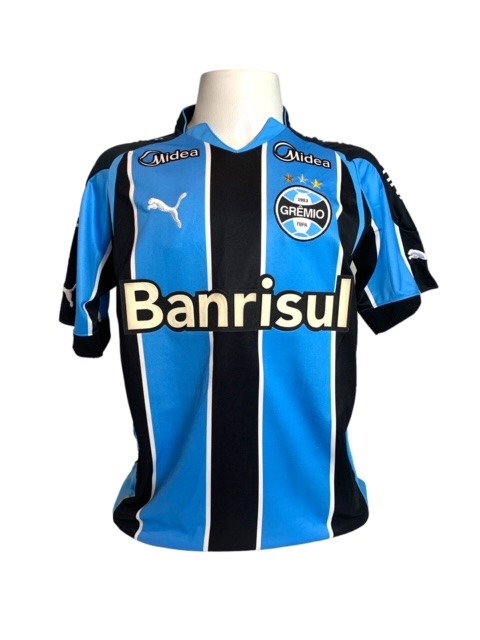 Camisa Grêmio 2010 autografada pelo Edílson