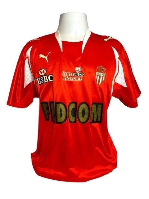 Camisa Monaco - FRA 2007  autografada pelo Bolivar