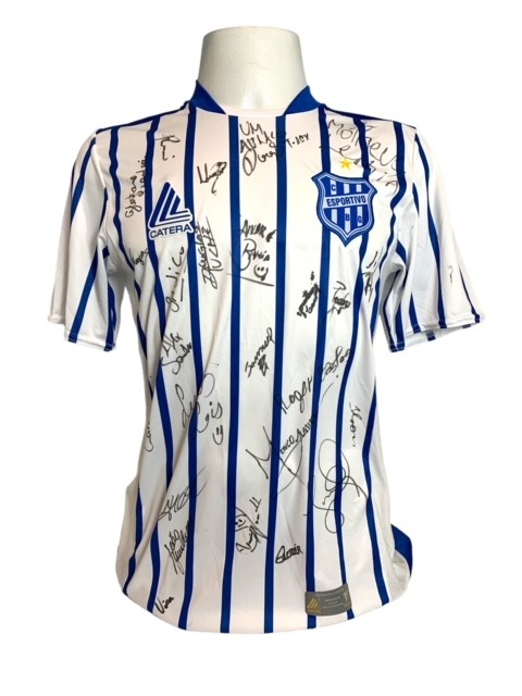 Camisa Esportivo autografada pelo elenco