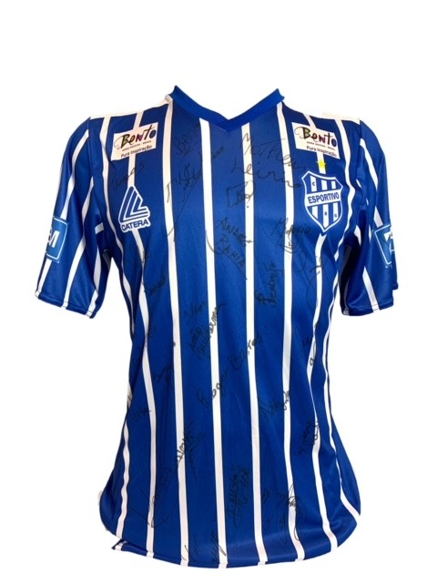 Camisa Esportivo autografada pelo elenco