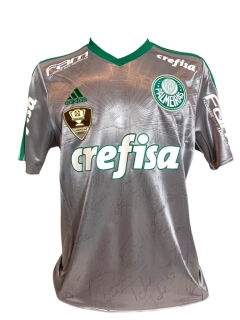 Camisa Palmeiras 2015 autografada pelo elenco