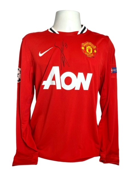 Camisa Manchester United 2014 autografada pelo Anderson