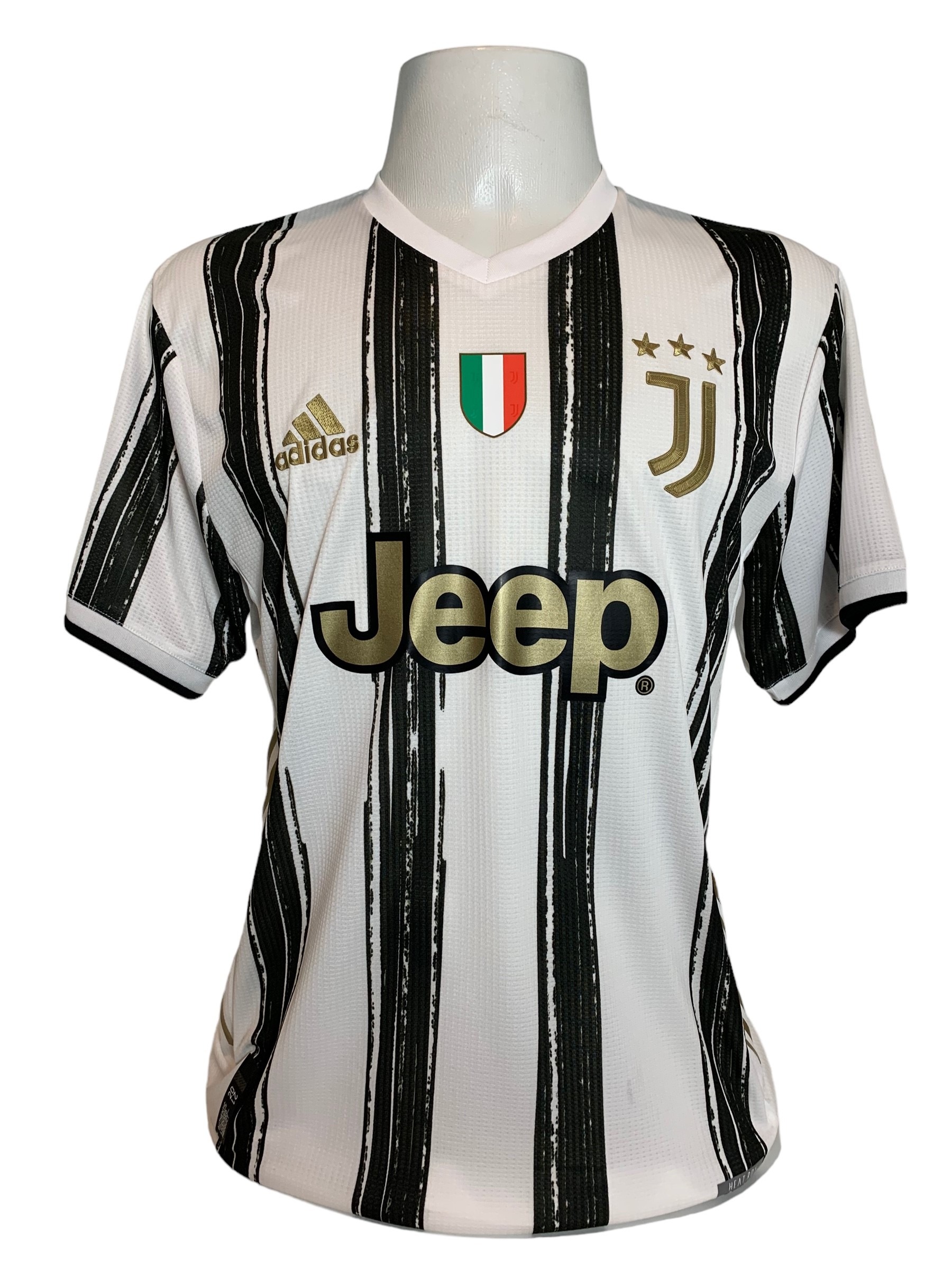 Camisa Juventus 2020 autografada pelo jogador Cristiano Ronaldo