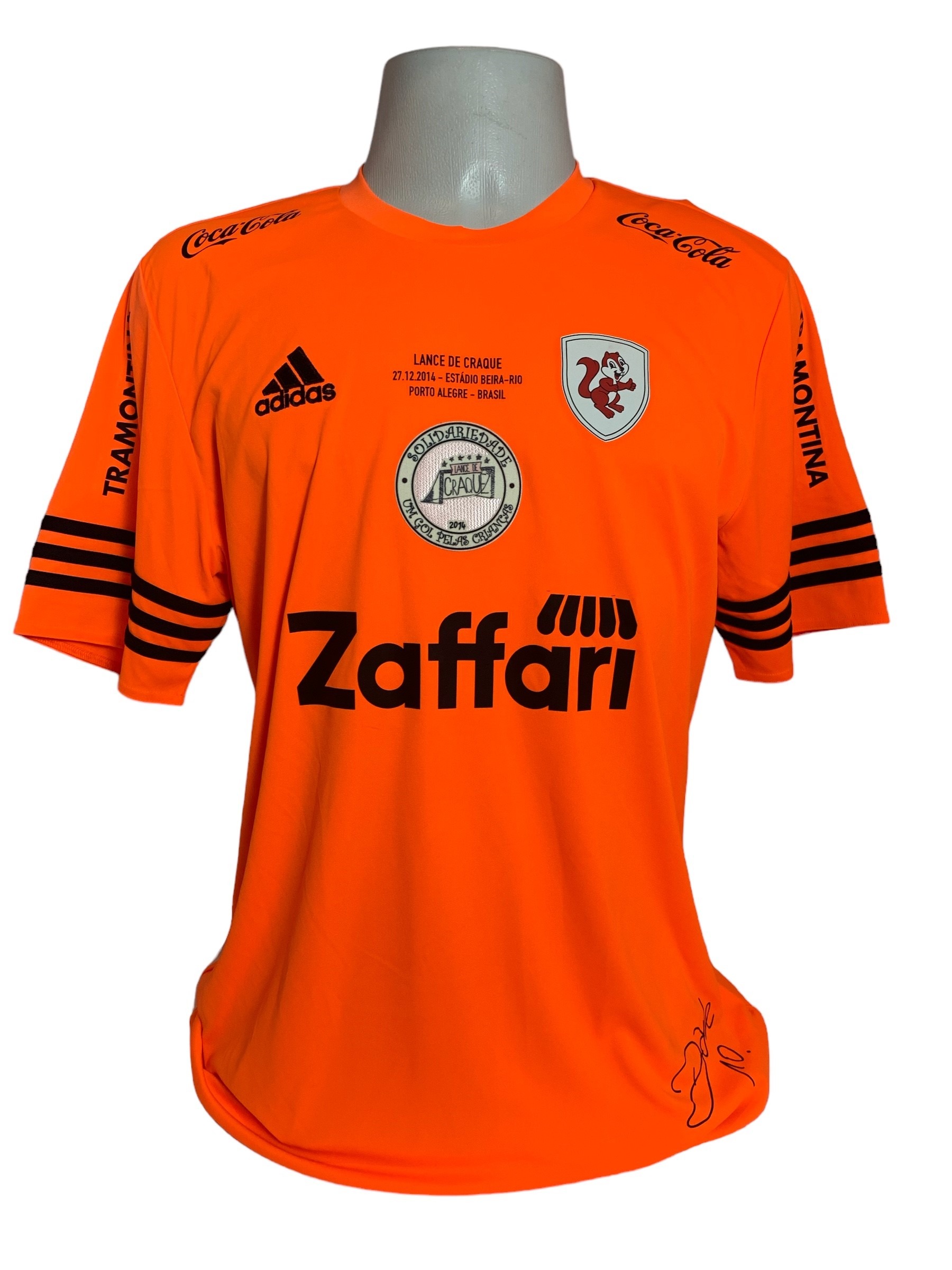 Camisa Lance de Craque 2014 autografada pelo jogador Edinho