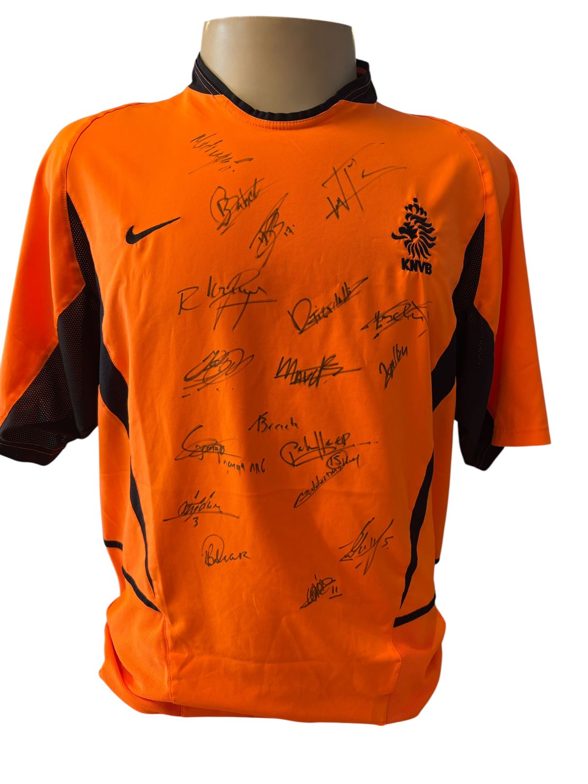 Camisa Holanda 2012 autografada pelo elenco